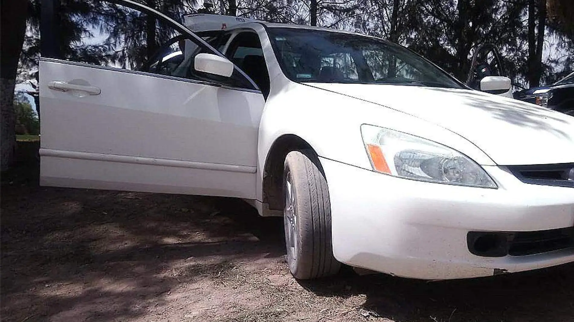 Auto víctima de secuestro